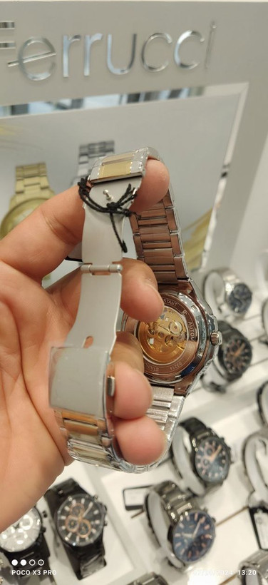 ساعت مچی اتوماتیک ار برند ferrucci fcf 03214fm.04 اصل