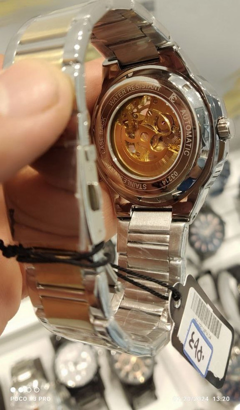 ساعت مچی اتوماتیک ار برند ferrucci fcf 03214fm.04 اصل