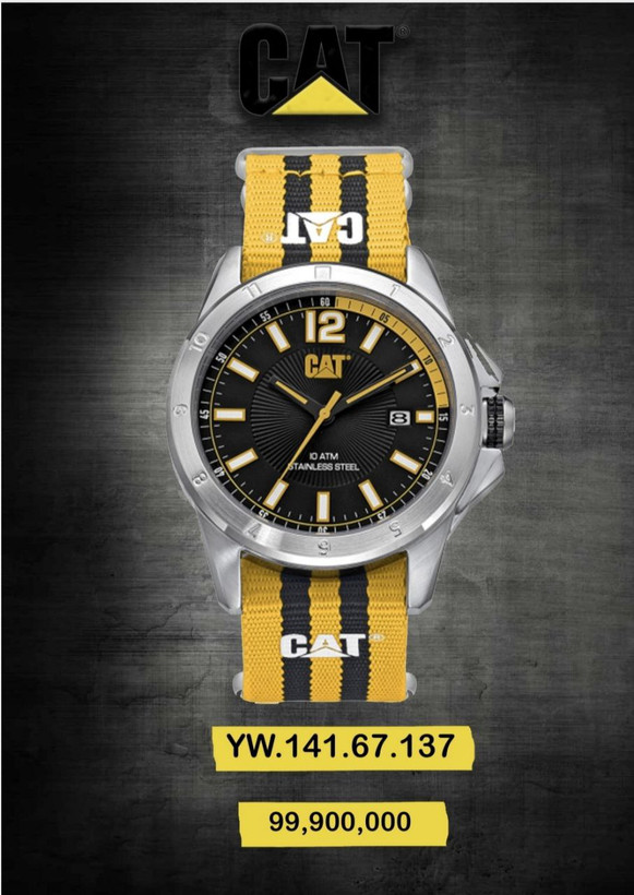 ساعت مچی از برند امریکایی YW.141.67.137 CATERPILLAR