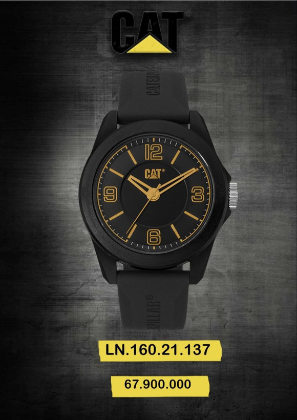 ساعت مچی از برند امریکایی LN.160.21.137 CATERPILLAR