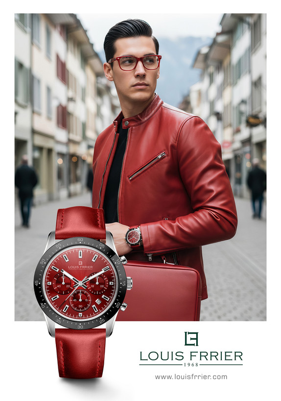 ساعت مردانه از برند لوییس فریرر LF-9553-378-8 LOUIS FRRIER