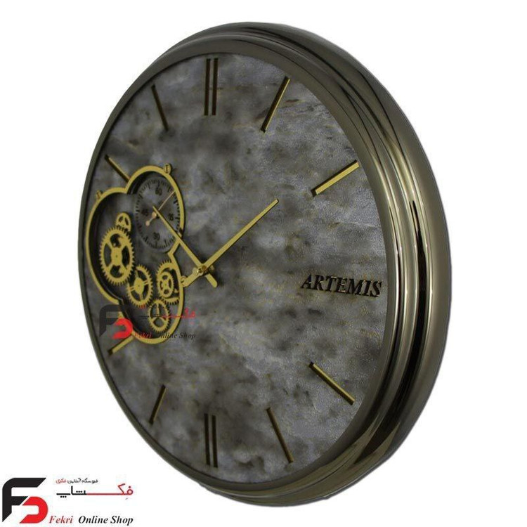 ساعت دیواری از برند ارتمیس 2040a artemisفلزی