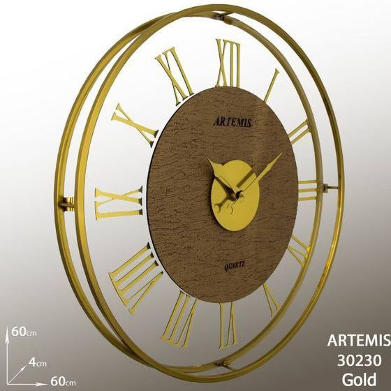 ساعت دیواری از برند ارتمیس 30230 artemisفلزی