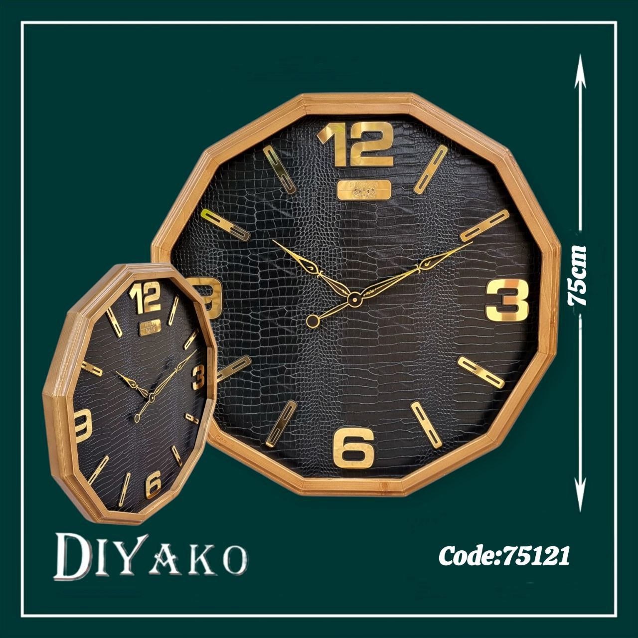 ساعت دیواری از برنددیاکو     75121.75