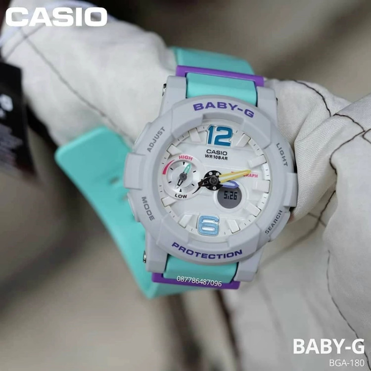 ساعت زنانه کاسیو بیبی جی مدل BGA-180-3B