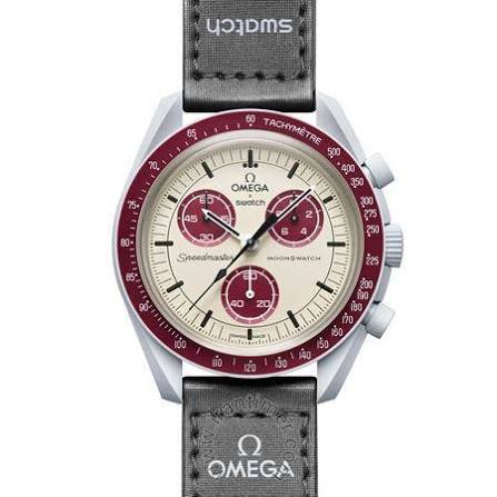 ساعت امگا سواچ مدل ما موریت پولوتون بند رابر Omega Swatch  polotn